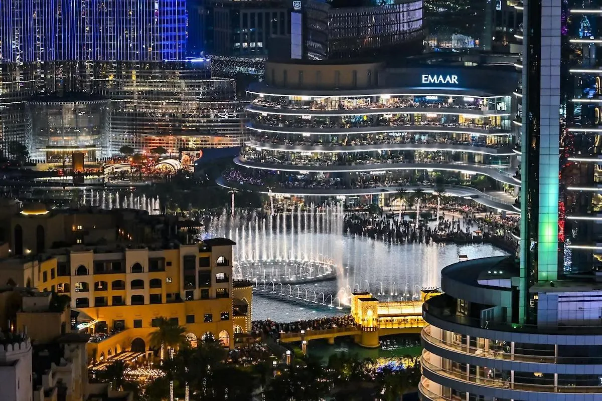2Bedroom Burj Royale Full Burj View 2 Minutes To Dubai Mall Förenade Arabemiraten